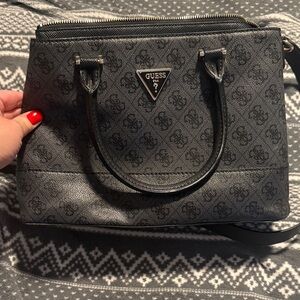 Guess Cordelia logo satchel black